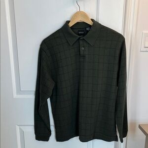 Arrow Dark Green Checkered Polo Shirt
